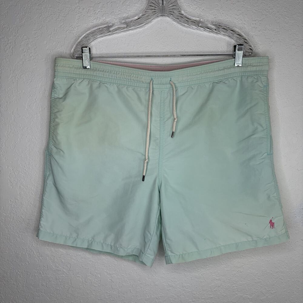 Polo Ralph Lauren Swim Trunks, Swimwear, summer, spring, beach, pool, Mint green